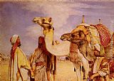 The Greeting in the Desert, Egypt by John Frederick Lewis